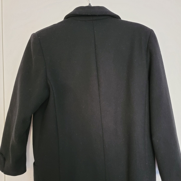 Vintage DONNY BROOK WOOL COAT JACKET DOUBLE BREASTED BUTTON UP LONG SIZE 10P - Picture 7 of 16